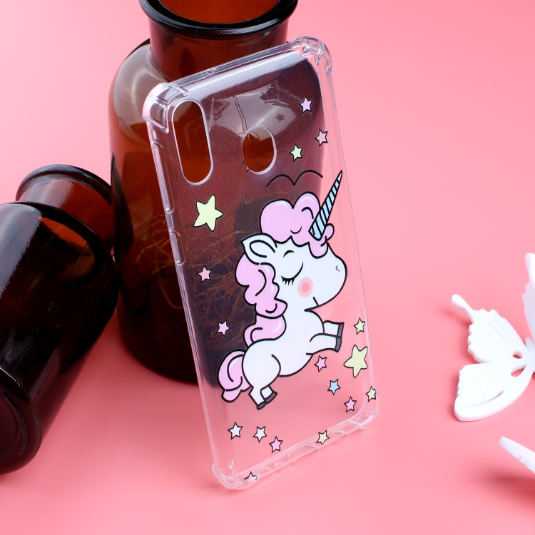 

Pattern Oil Embossed TPU Case for Galaxy M20 (Star Unicorn Pattern)