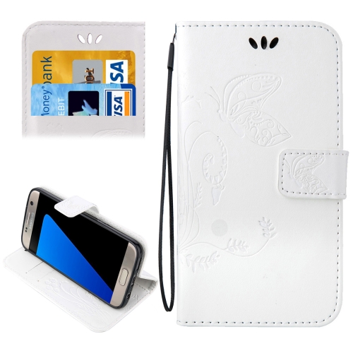 

For Galaxy S7 Edge / G935 Crazy Horse Texture Printing Horizontal Flip Leather Case with Holder & Card Slots & Wallet & Lanyard(White)