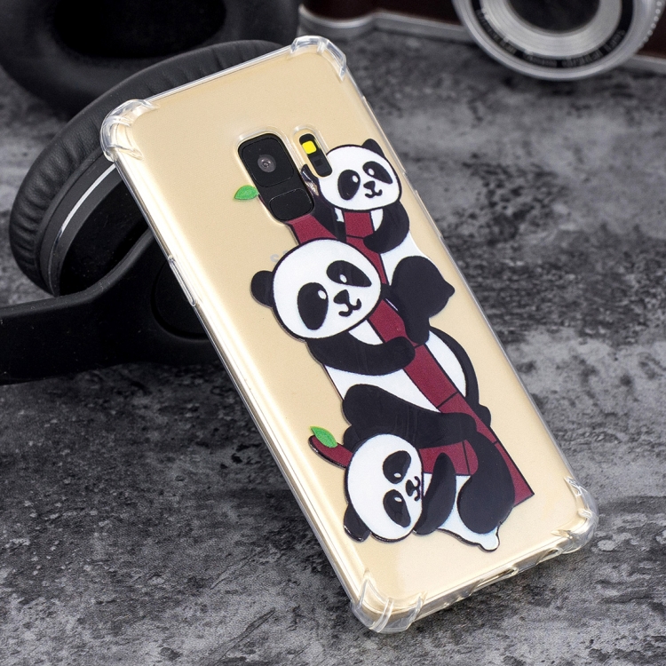

Three Pandas Pattern Oil Embossed TPU Case for Galaxy S9 Plus