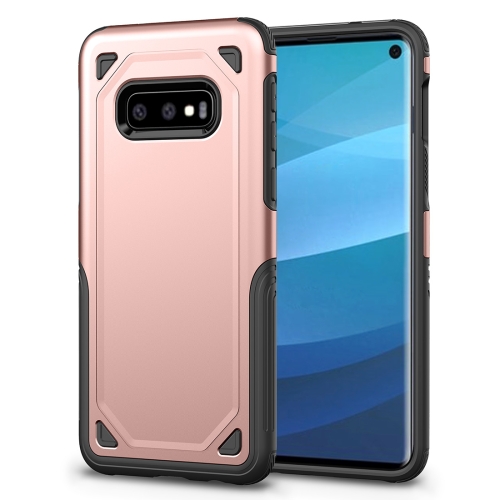 

Shockproof Rugged Armor Protective Case for Galaxy S10e (Rose Gold)