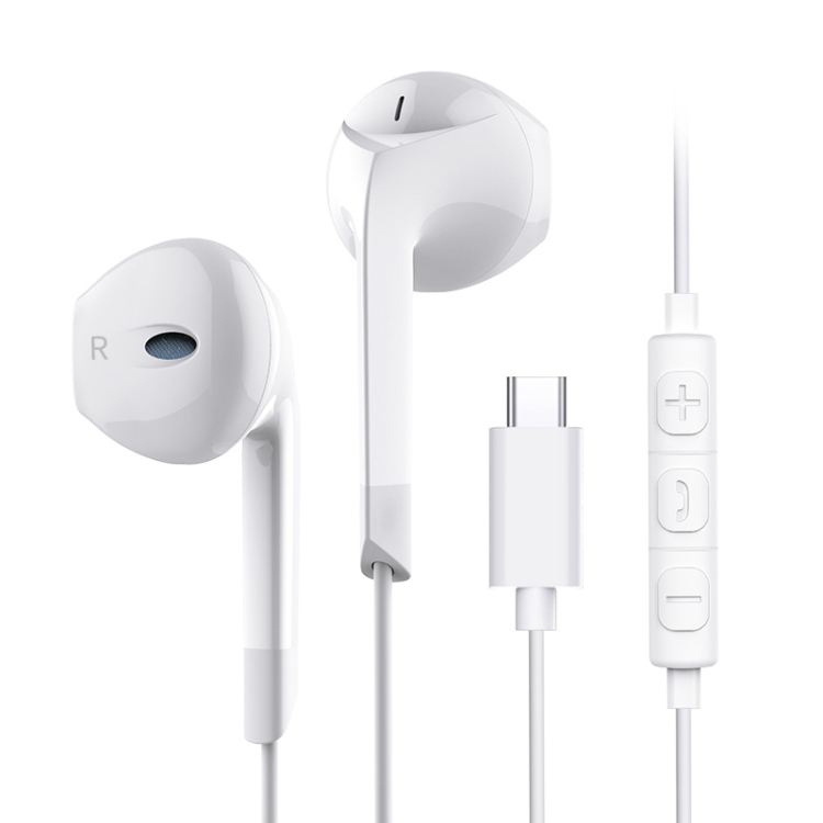

Langsdom Type-c Headphones(White)