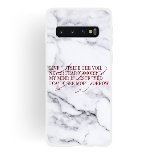 

Maxim Scrub Semi-transparent TPU Marble Phone Case for Galaxy S10+