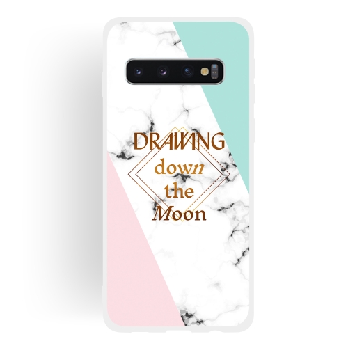 

Dreamcatcher Text Semi-transparent TPU Marble Phone Case for Galaxy S10
