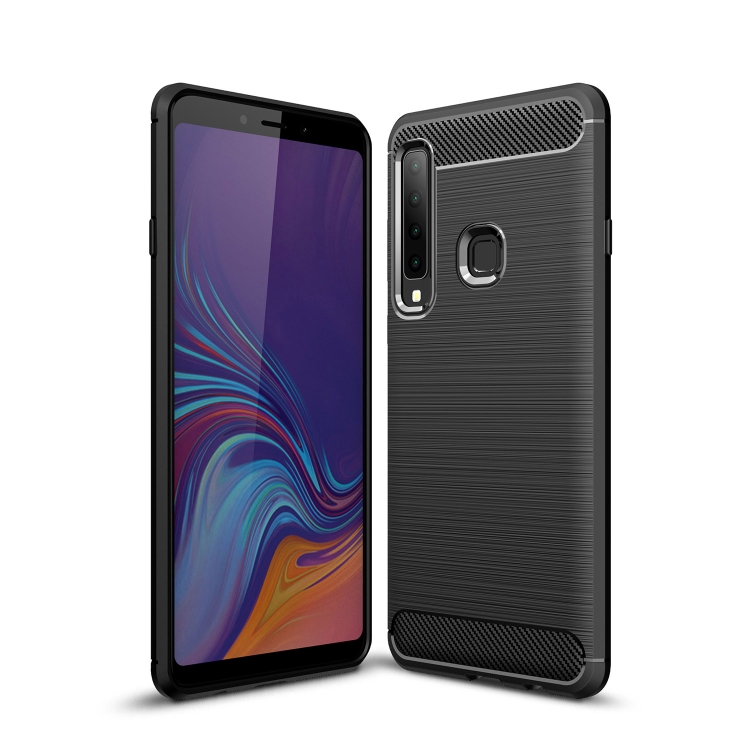 

Brushed Texture Carbon Fiber Soft TPU Case for Galaxy A9 (2018) / A9s(Black)
