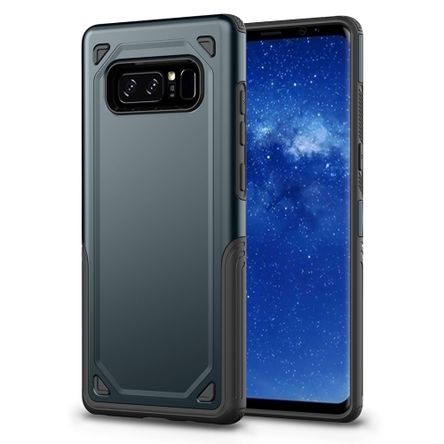 

For Galaxy Note 8 Shockproof Rugged Armor Protective Case (Navy Blue)