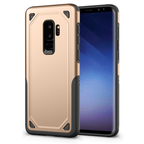 

For Galaxy S9+ Shockproof Rugged Armor Protective Case(Gold)