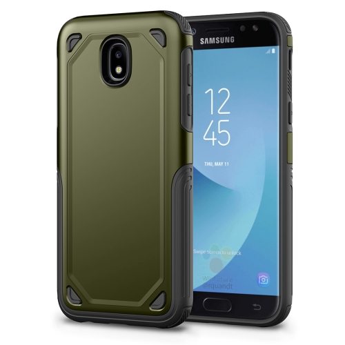 

For Galaxy J5 (2017) / J530 (EU Version) Shockproof Rugged Armor Protective Case (Army Green)