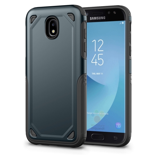 

For Galaxy J5 (2017) / J530 (EU Version) Shockproof Rugged Armor Protective Case (Navy Blue)