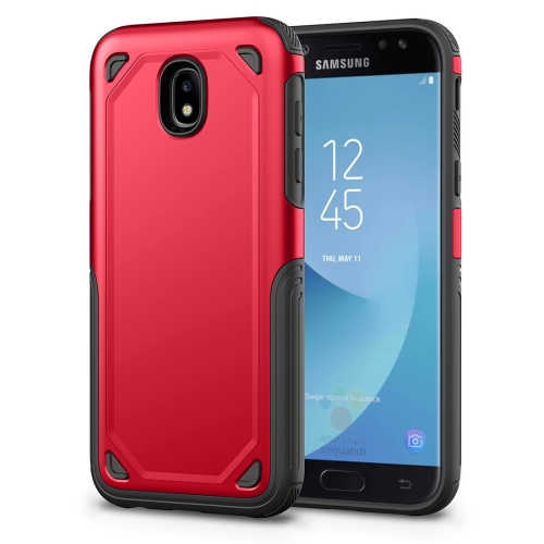 

For Galaxy J5 (2017) / J530 (EU Version) Shockproof Rugged Armor Protective Case (Red)