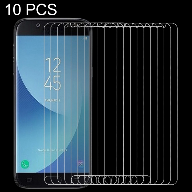 2 PCS 0.26mm 9H 2.5D Tempered Glass Film for Galaxy J7 //J701 Touch Panel Replacement Color : Grey