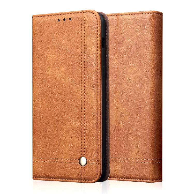 

Casual Style Retro Crazy Horse Texture Horizontal Flip Leather Case for Galaxy S10e, with Card Slots & Holder & Wallet (Brown)