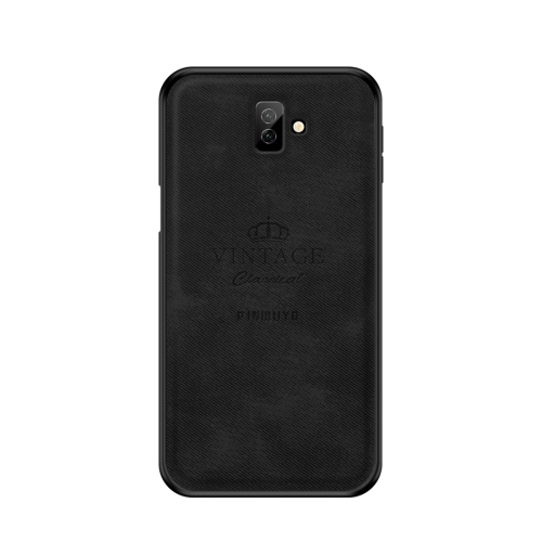 

PINWUYO Shockproof Waterproof Full Coverage PC + TPU + Skin Protective Case for Galaxy J6 Plus (Black)