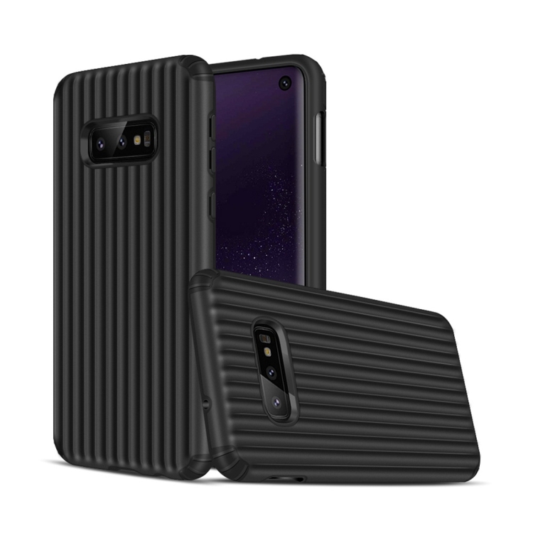 

Angibabe Travel Box Shape TPU + PC Protective Case for Galaxy S10 E (Black)