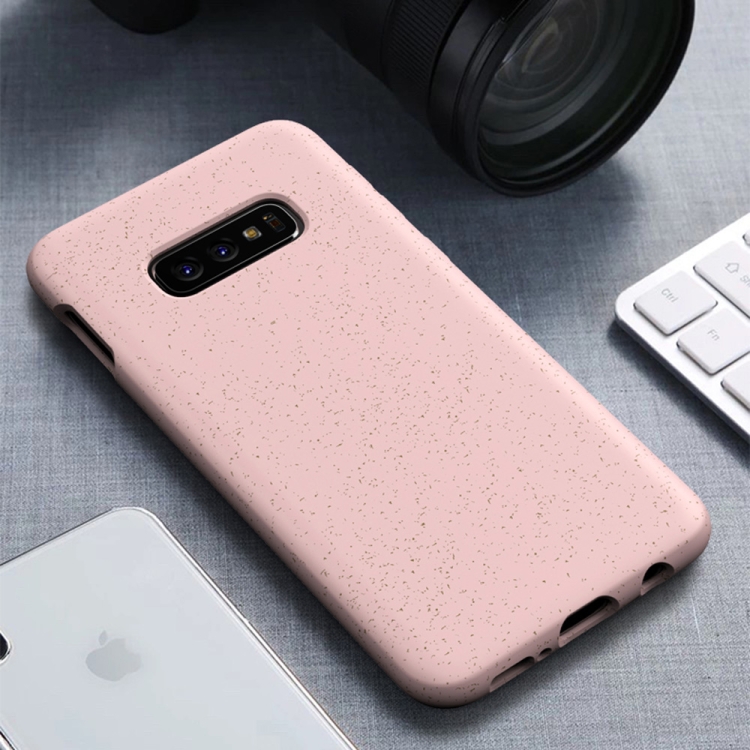 

Starry Series Shockproof Straw Material + TPU Protective Case for Galaxy S10e(Pink)