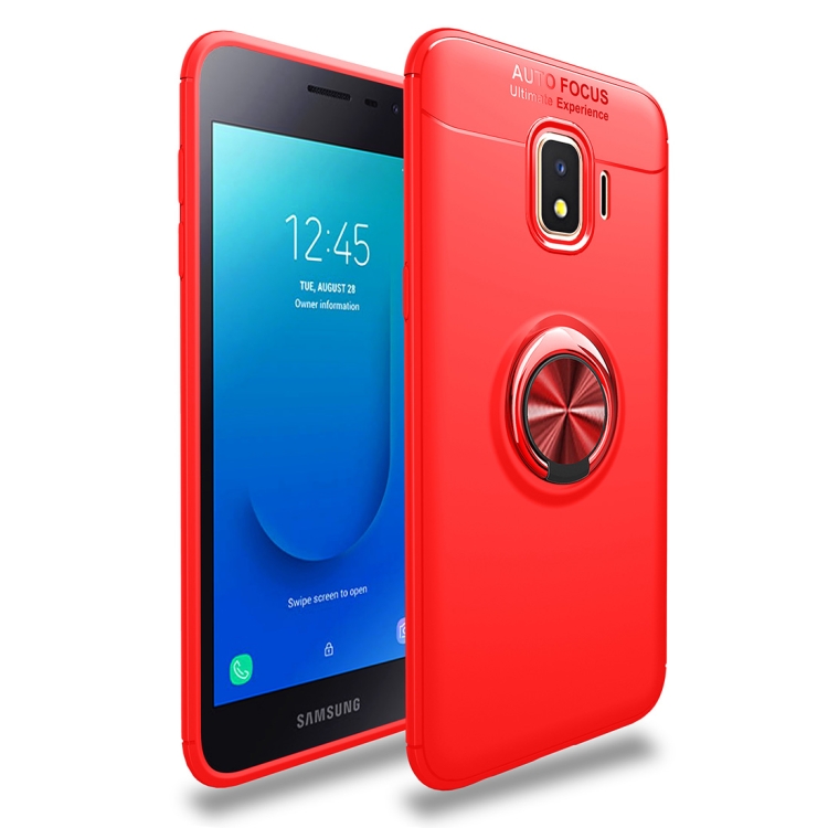 

Shockproof TPU Case for Galaxy J2 Core, with Holder (Red)