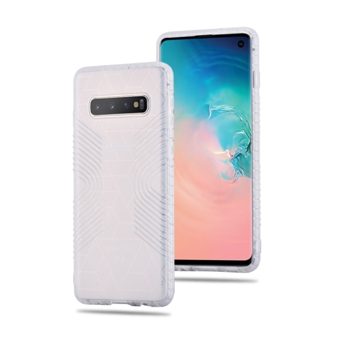 

Anti-slip Frosted Transparent Full Coverage Case for Galaxy S10e(White)