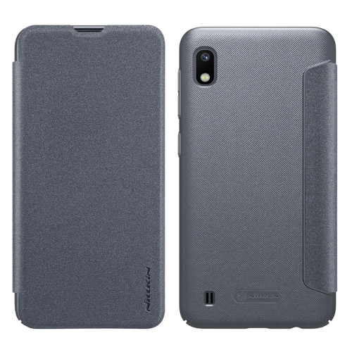 

NILLKIN Frosted Texture Horizontal Flip Leather Case for Galaxy A10 (Grey)