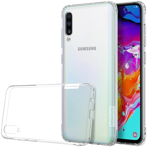 

NILLKIN Nature TPU Transparent Soft Case for Galaxy A70 (White)