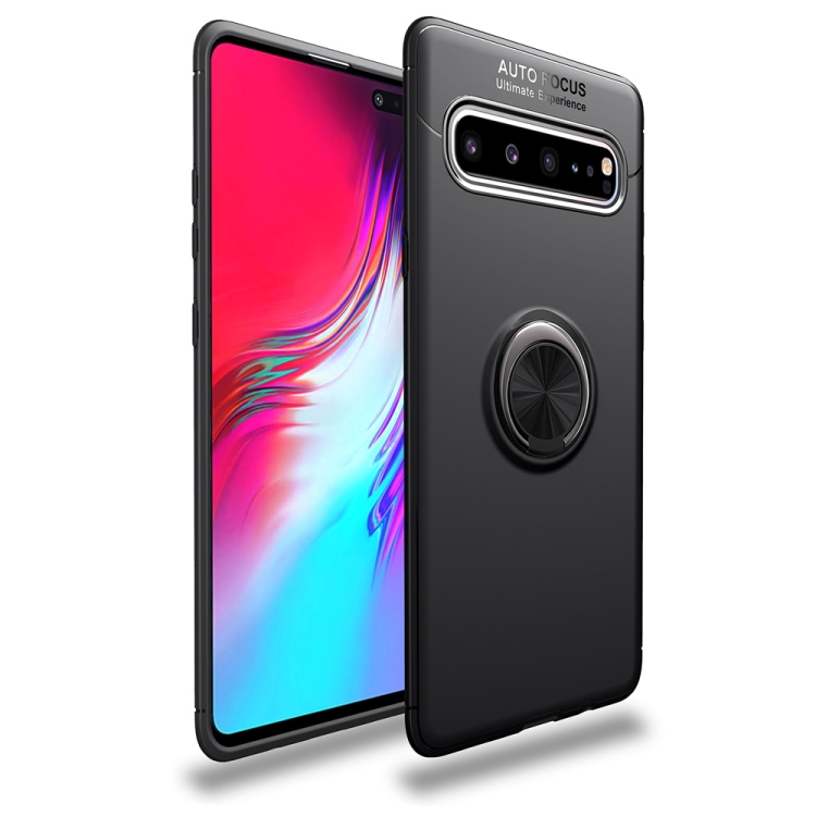 

Lenuo Shockproof TPU Case for Galaxy S10 5G, with Invisible Holder (Black)