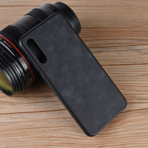 

Shockproof Sheep Skin PC + PU + TPU Case for Galaxy A50 (Black)