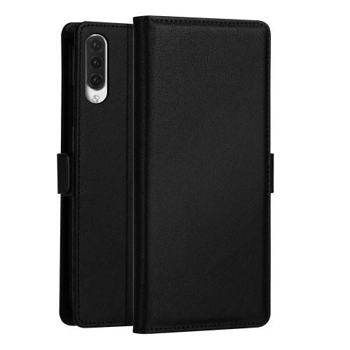 

DZGOGO MILO Series PC + PU Horizontal Flip Leather Case for Galaxy A70, with Holder & Card Slot & Wallet (Black)