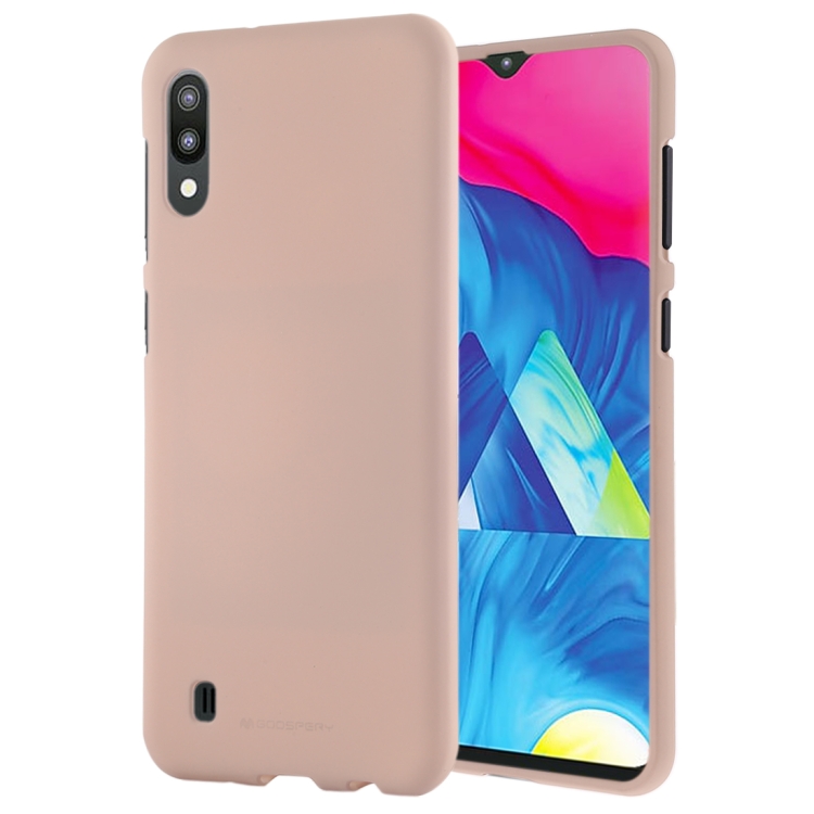 

GOOSPERY SOFT FEELING Liquid TPU Drop-proof Soft Case for Galaxy M10 (Steel Color)