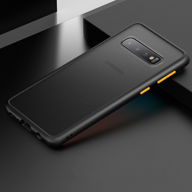 

Shockproof Frosted PC+ TPU Case for Galaxy S10(Black)