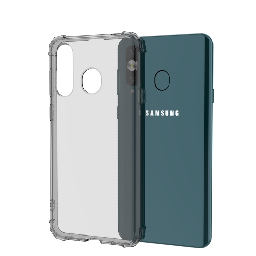 

Shockproof Transparent TPU Soft Case for Galaxy A8s (Grey)