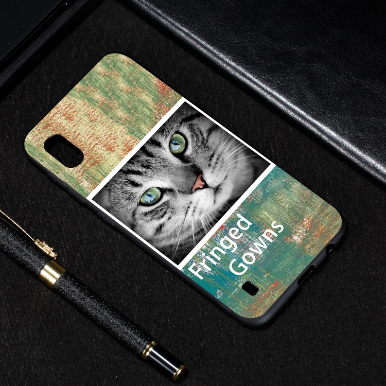 

Cat Painted Pattern Soft TPU Case for Galaxy A10