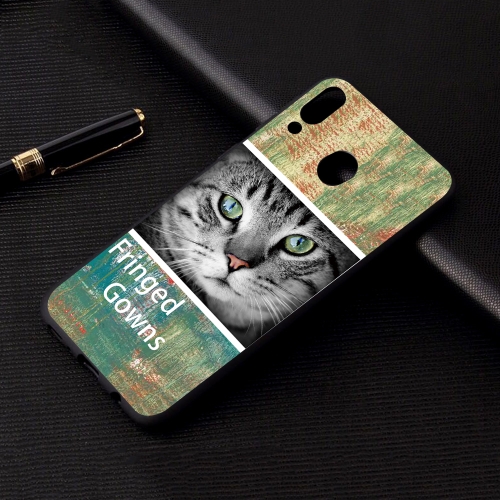 

Cat Painted Pattern Soft TPU Case for Galaxy A40