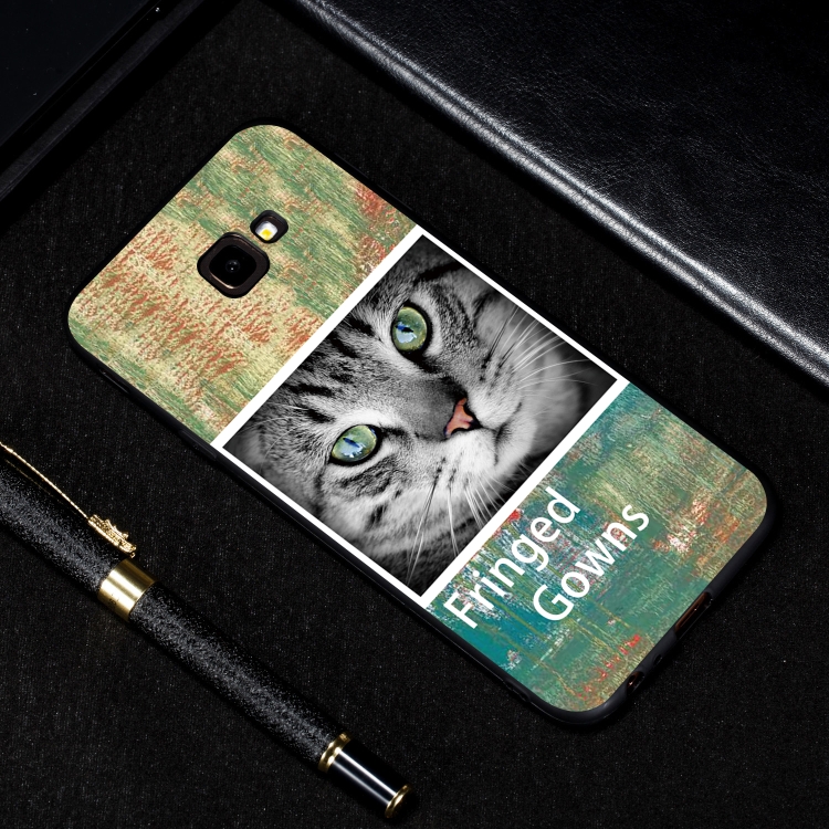 

Cat Painted Pattern Soft TPU Case for Galaxy J4+