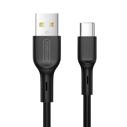 

JOYROOM S-M357 1m High Elasticity TPE Cord 2A USB A to Type-C Data Sync Charge Cable, For Galaxy, Huawei, Xiaomi, LG, HTC and Other Smart Phones(Black)