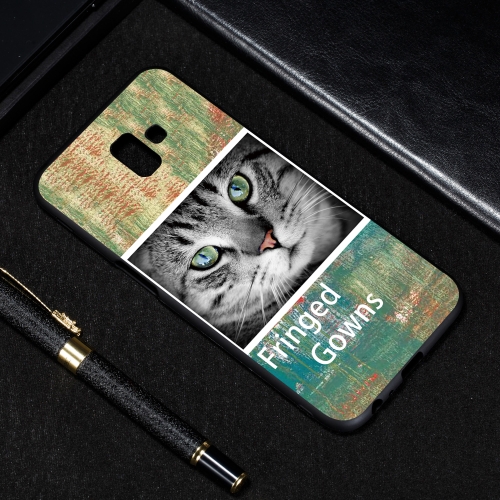 

Cat Painted Pattern Soft TPU Case for Galaxy J6+