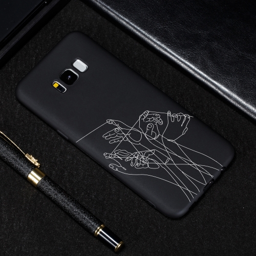

Five Hands Painted Pattern Soft TPU Case for Galaxy S8+