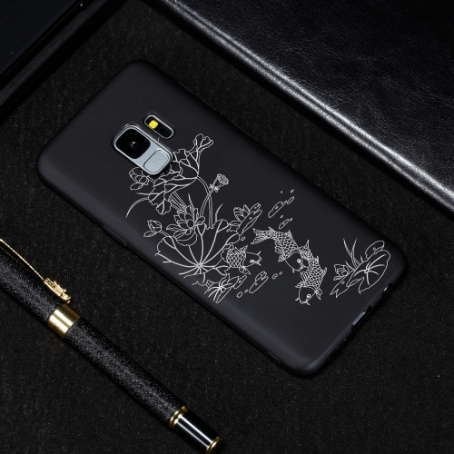 

Lotus Pond Painted Pattern Soft TPU Case for Galaxy S9