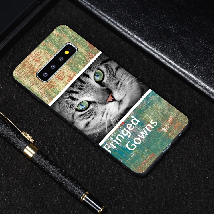

Cat Painted Pattern Soft TPU Case for Galaxy S10