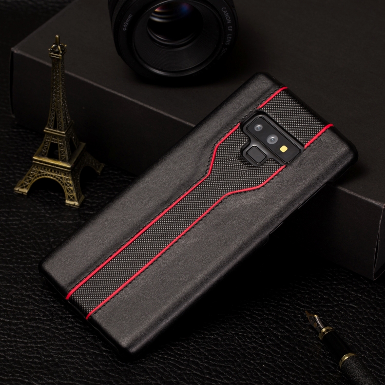 

Diamond Texture PC + PU Leather Case for Galaxy Note9(Black)