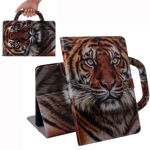 

Tiger Pattern Horizontal Flip Leather Case for Galaxy Tab A 8 (2019) / P200 / P205, with Holder & Card Slot & Wallet