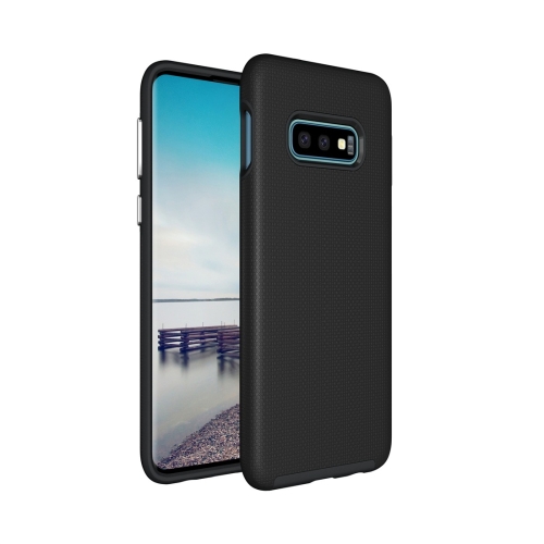 

Anti-slip Armor Texture TPU + PC Case for Galaxy S10 E(Black)