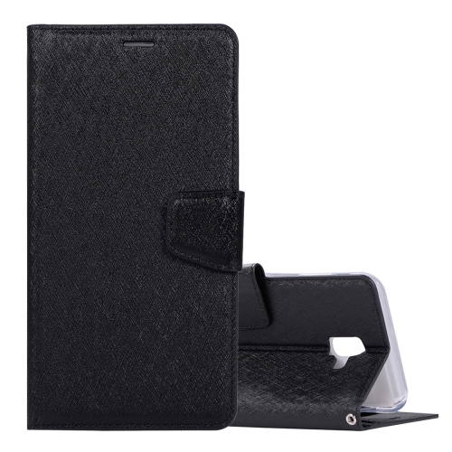 

Silk Texture Horizontal Flip Leather Case for Galaxy J6+ / J6 Prime, with Holder & Card slots & Wallet & Photo Frame (Black)
