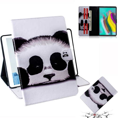 

Panda Pattern Horizontal Flip Leather Case for Galaxy Tab S5E T720 / T725, with Holder & Card Slot & Wallet