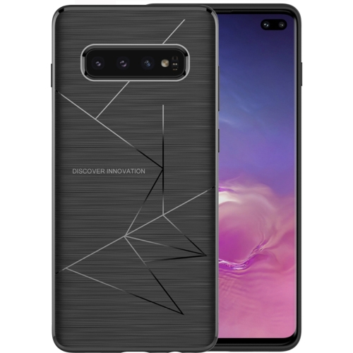 

NILLKIN Rhombus Texture TPU Protective Back Cover Case for Galaxy S10 Plus (Black)
