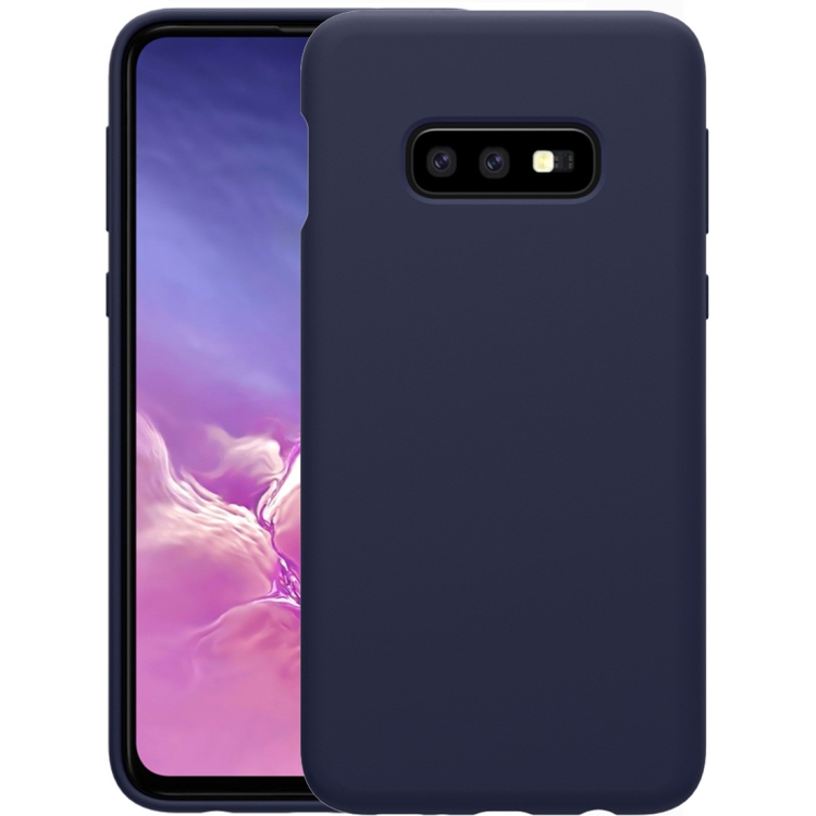 

NILLKIN Liquid Silicone Shockproof Soft Case for Galaxy S10 E (Blue)
