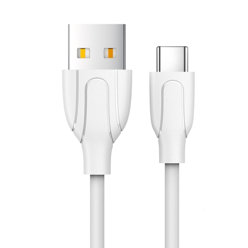 

JOYROOM S-M355 Yue Series 2.0A 1m PVC Cord USB A to Type-C Data Sync Charge Cable, For Galaxy, Huawei, Xiaomi, LG, HTC and Other Smart Phones (White)