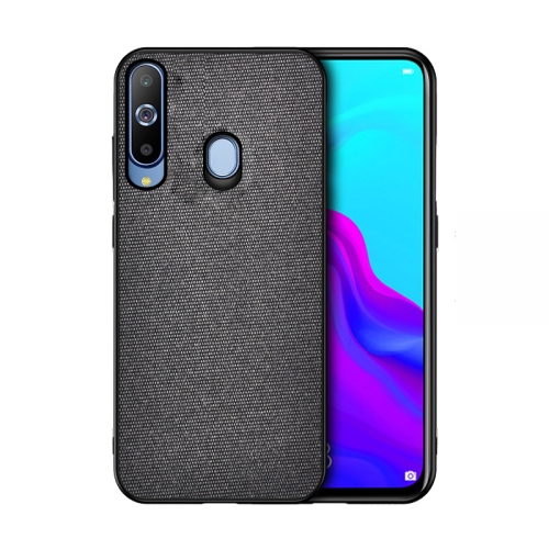 

Shockproof Cloth Texture PC+ TPU Protective Case for Galaxy A60 (Black)