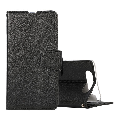 

Silk Texture Horizontal Flip Leather Case for Galaxy A80, with Holder & Card Slots & Wallet & Photo Frame (Black)