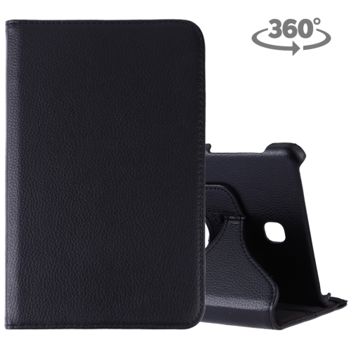 

Litchi Texture Rotating ClassicBusiness Horizontal Flip Leather Case for Galaxy Tab A 8.0 T387, with Holder(Black)