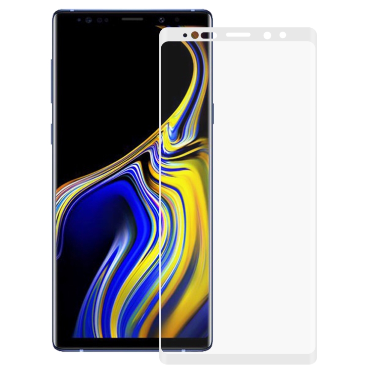 

Ultrathin Colorized Silk-screen TPU Full Screen Protector Film for Galaxy Note9(White)