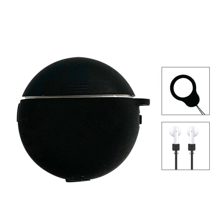 

For Huawei FreeBuds 3 Liquid Silicone Wireless Earphone Protective Case Storage Box(Black)