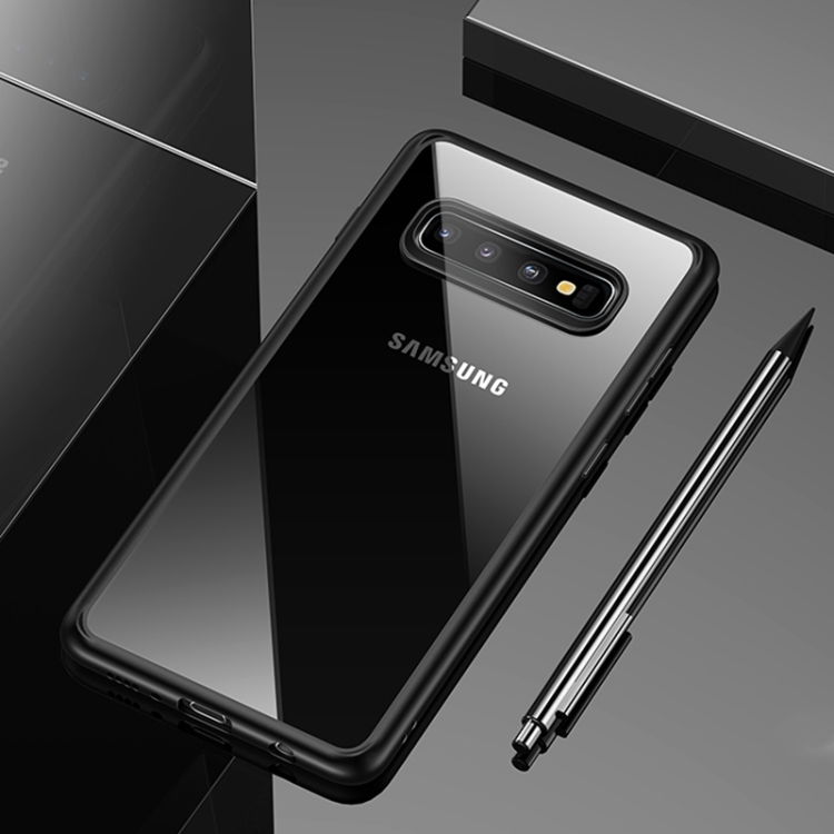

USAMS Mant Series Shockproof TPU + PC Case for Galaxy S10+(Black)